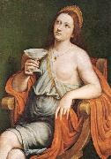 CAROTO, Giovanni Francesco Sophonisba Drinking the Poison df oil painting on canvas